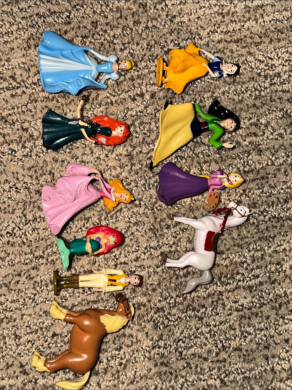Disney Princesses Classic Figurine Playset Set Multicolor